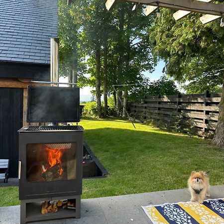 Rowanlea Lodge With Hot Tub Marykirk المظهر الخارجي الصورة